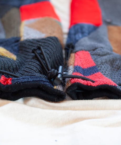 "つぎはぎのアームニット／レッグウォーマー 第五十色" Arm Knit/Leg Warmers, Rebuild by vintages