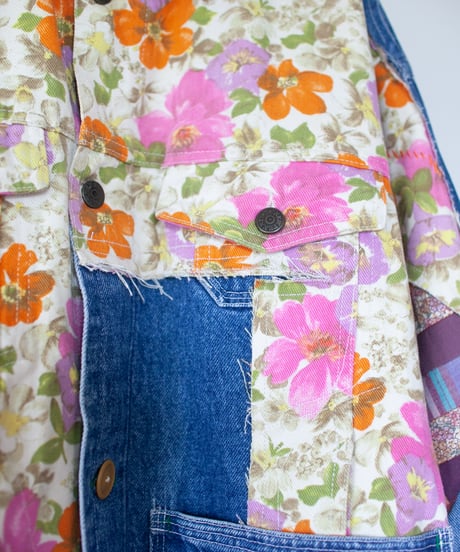 "世界色彩" World Rainbows Denim Jacket, Rebuild by Vintages