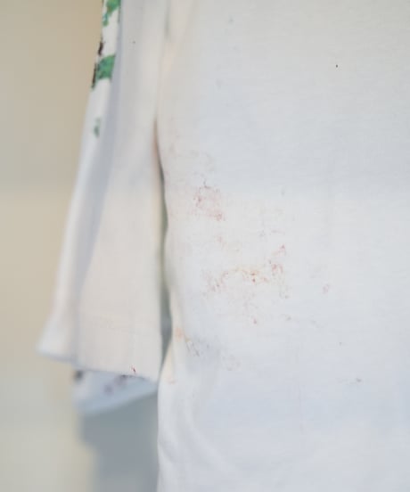 "色彩手刷りのTシャツ 2024年版 第五色" T-shirt with hand-printed colors