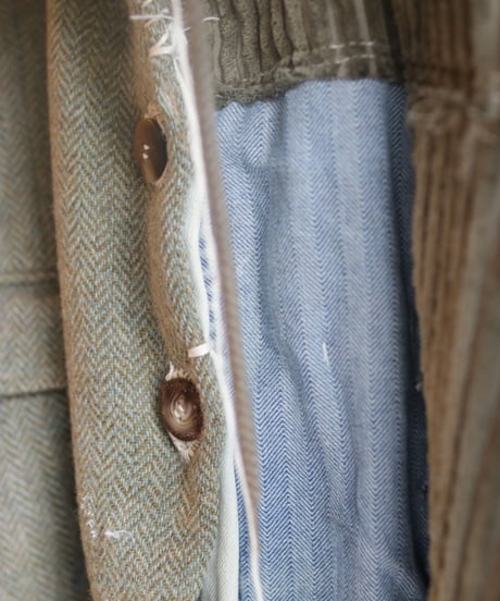 "荒くれ者の約束" Promise of the rough man coat jacket, reconstructed from mix vintages