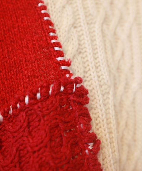 "彼女に贈るリボン・ニット・ワンピース" Your knit One-piece dress with ribbons, Rebuild by vintages