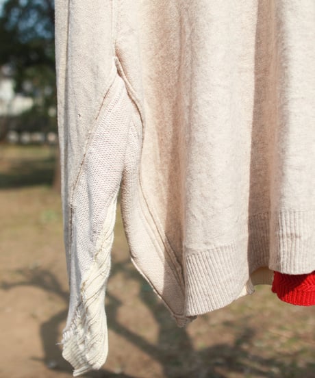 "捻くれすぎて素直だった"  It was too twisted and straightforward knit, Rebuild by vintages