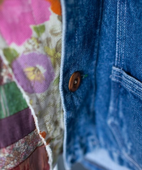 "世界色彩" World Rainbows Denim Jacket, Rebuild by Vintages