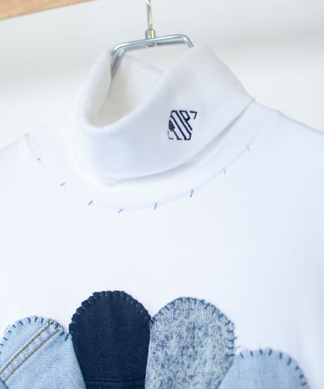 "私だけの花のロンT / 第八色" my own flower longlong-sleeved T-shirt, Rebuild by vintages