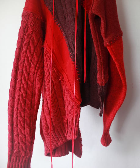 "ガールフレンド・ウィズ・デートコース・ニット" Girlfriend with Date course knit, Rebuild by vintages