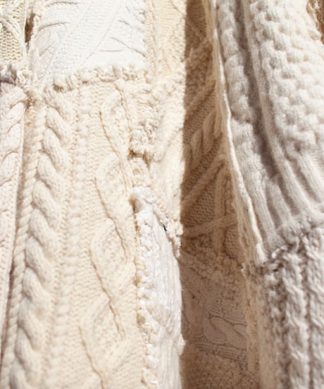 "白昼夢" Daydream over knit, Rebuild by vintages