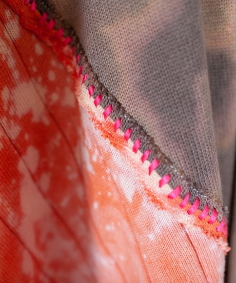 "昇花" sublimation knit, Rebuild by vintages