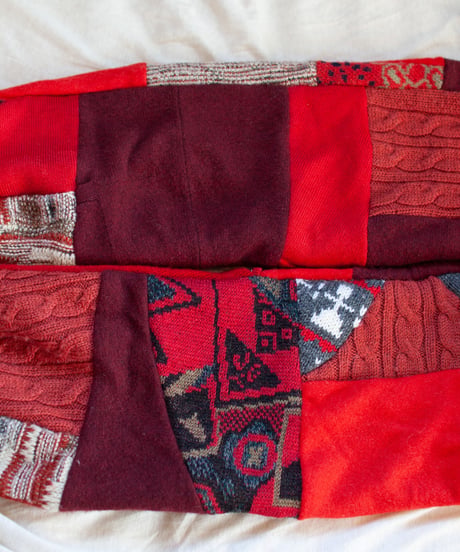 "つぎはぎのアームニット／レッグウォーマー 第三十八色" Arm Knit/Leg Warmers, Rebuild by vintages
