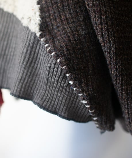 "彼と彼女" he and she knit, Rebuild by vintages