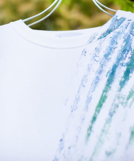 "青の色彩記録 第六色" Blue color record T-shirt