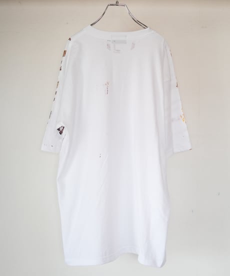 "色彩手刷りのTシャツ 2024年版 第三色" T-shirt with hand-printed colors