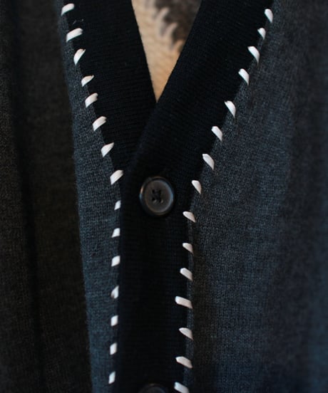 "月明かりの下の天使"  Angel under the moonlight (imitating the collar) knit, Rebuild by vintages