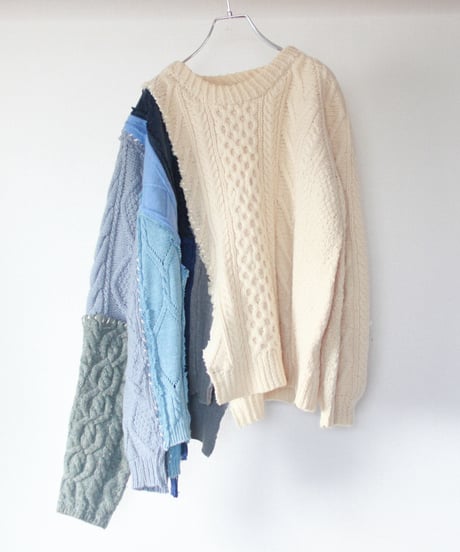 "冬の女神" goddess of winter knit, Rebuild by vintages