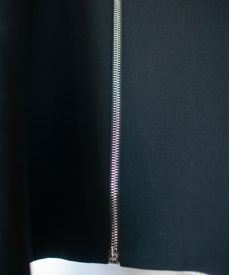《0＜nisai+α≦Y》 riri zip painted jacket / formal black