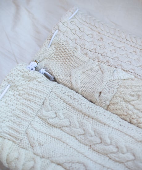 "つぎはぎのアームニット／レッグウォーマー 第四十色" Arm Knit/Leg Warmers, Rebuild by vintagess
