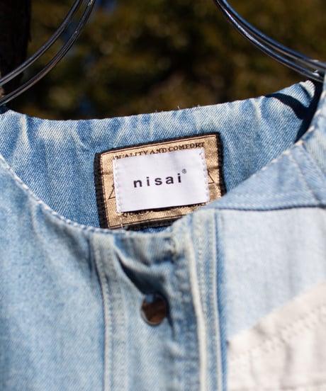 "青くゆめみるスリーピー・デニムガウンコート" Dreamy Blue Sleepy Denim Gown Coat, Rebuild by vintages
