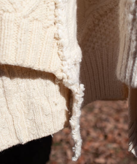 "白昼夢" Daydream over knit, Rebuild by vintages