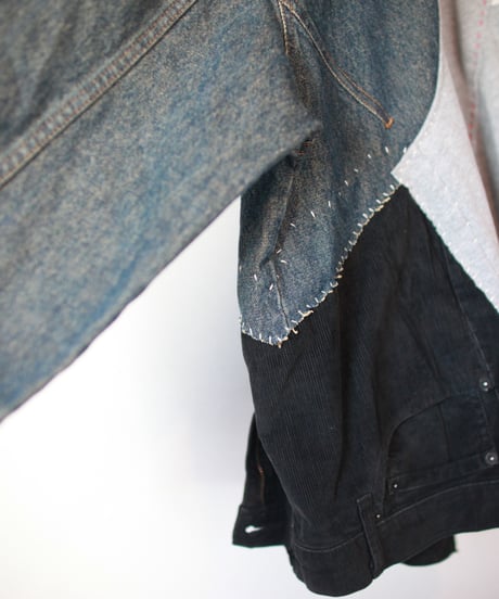 "日食" Solar eclipse pull-over, Rebuild by vintages