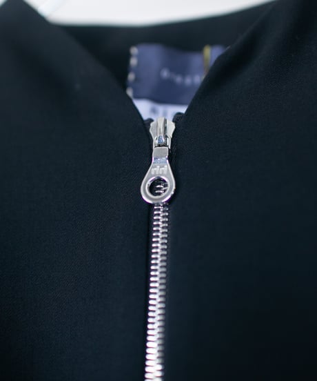 《0＜nisai+α≦Y》 riri zip painted jacket / formal black