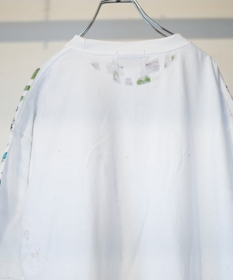 "色彩手刷りのTシャツ 2024年版 第五色" T-shirt with hand-printed colors