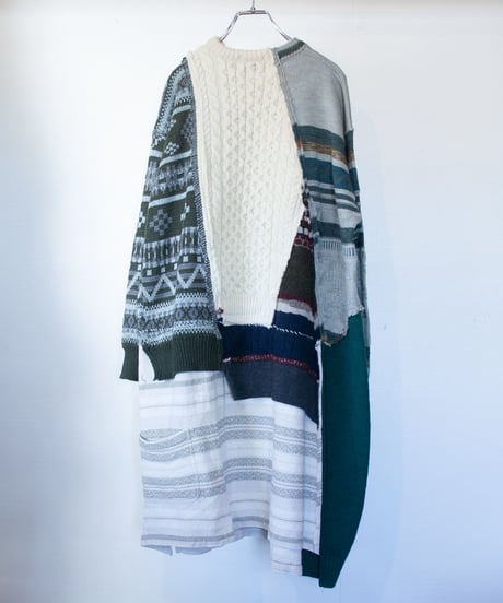 "言葉" Word knit one-piece,Rebuild by vintages