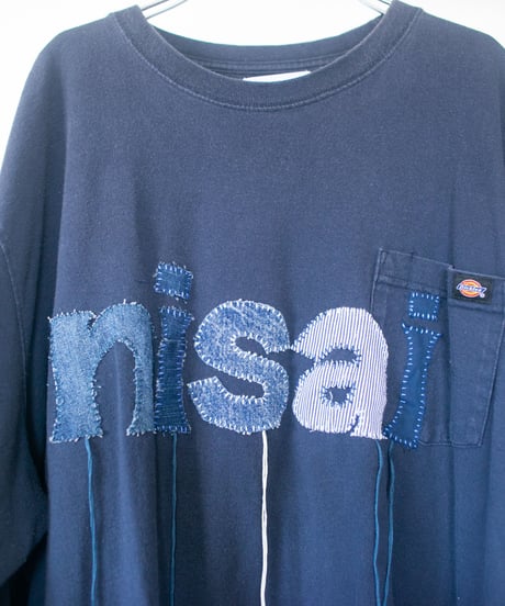 "私だけの花のロンT / 第十一色" my own flower longlong-sleeved T-shirt, Rebuild by vintages