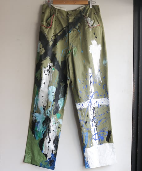 "ふたつの十字" Drawing for Hopes and Lore, Based on vintage military pants