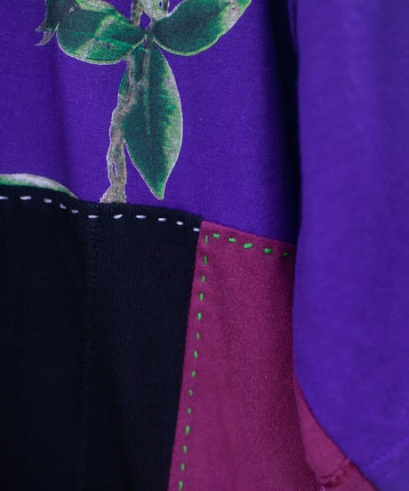 "花遊びのワンピース" flower play dress, rebuild by vintages