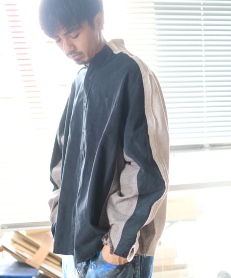 "日々是異装" Daily decorative cross-cultural communication Shirt-Jacket, rebuild by Vintages