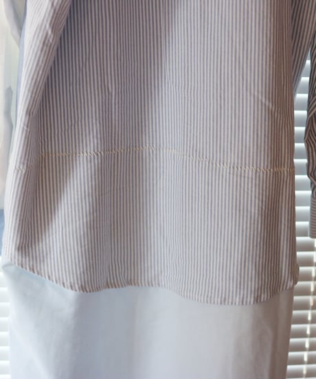 "七青" Seven Blue Colors Long Shirt Rebuild by Vintages