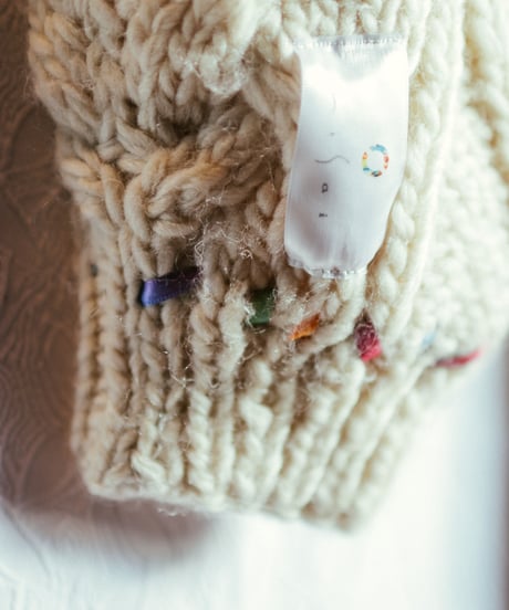 "セネシオ" Vintage knit Rebuild Muffler by Senecio of Klee
