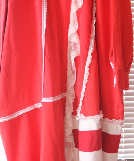 "三角関係のラガーガール・ワンピース" Love triangle lager girl dress, rebuild from vintages