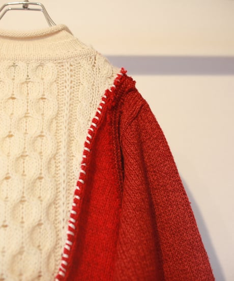 "彼女に贈るリボン・ニット・ワンピース" Your knit One-piece dress with ribbons, Rebuild by vintages
