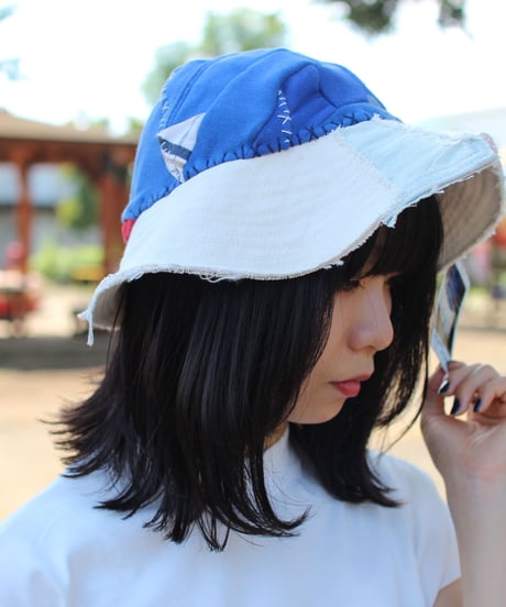 "ロックンロール"  ROCK'N'ROLL hat, Rebuild by vintages
