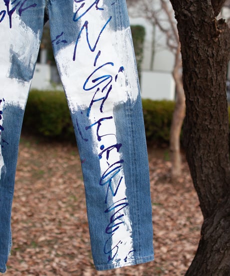 “白い祈り” White Prayer, Blue Courage, Based on Vintage Levi’s