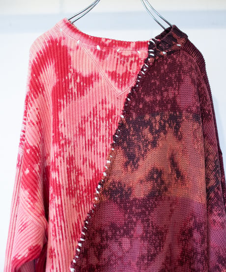 "落花" fallen flower knit, Rebuild by vintages