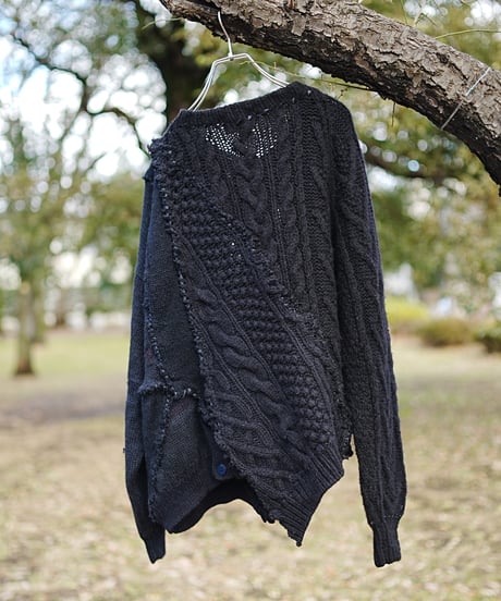 【京都紋付×nisai】"第二の黒" Black 2, Rebuild by vintages