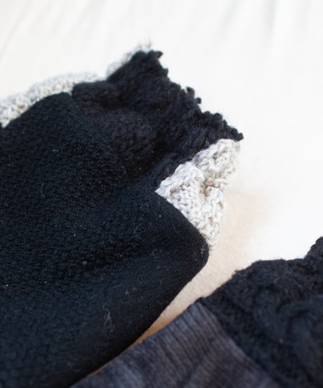 "つぎはぎのアームニット／レッグウォーマー 第五十三色" Arm Knit/Leg Warmers, Rebuild by vintages