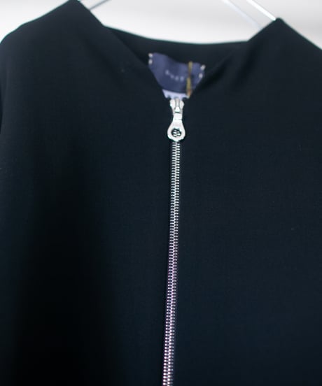 《0＜nisai+α≦Y》 riri zip painted jacket / formal black
