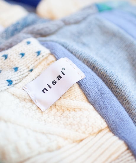 "つぎはぎのアームニット／レッグウォーマー 第二十四色" Arm Knit/Leg Warmers, Rebuild by vintages
