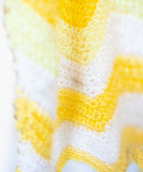 "乱反射する光の結晶" light crystals short-knit, Rebuild by vintages