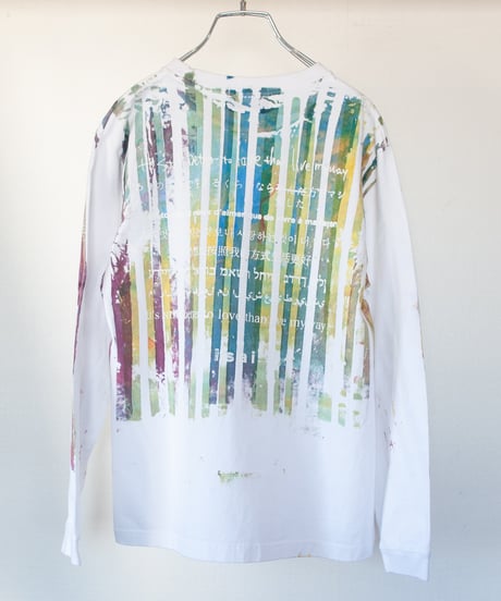 "ありのままで生きるくらいなら愛した方がマシのロンT" It's still better to love than live myway Long sleeve-T