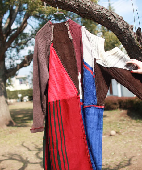 "かわいくておもしろくてしかもあざやか" A cute, interesting and bright dress, Rebuild by vintages