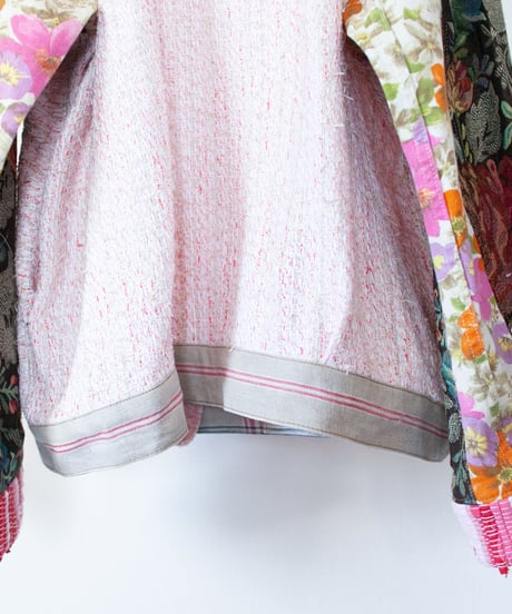 《nisai × soma komatsuno》"恋をしてる" Patchwork oversized jacket, Rebuild by vintage denims