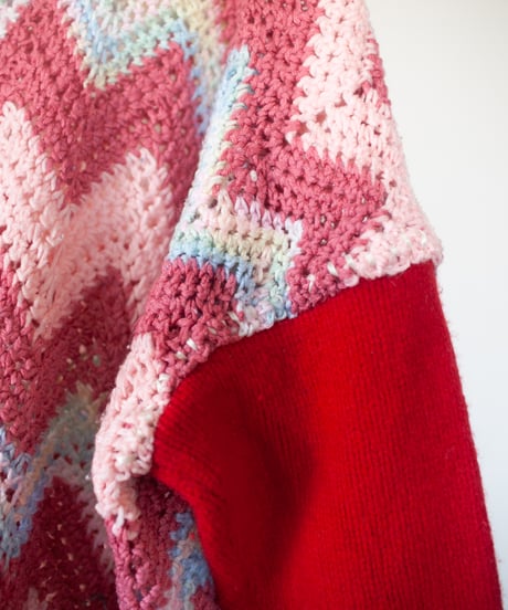 "ときめきの導火線" The fuse of a crush long-knit, Rebuild by vintages