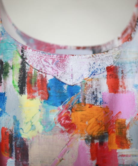 "計画" PLAN, Hand-painted based on French One-piece