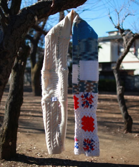 "夢に抱かれる彼女のマフラー" Her muffler embraced by color, Rebuild by vintages