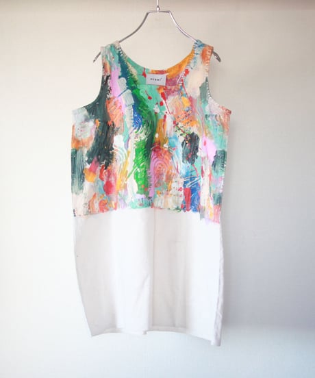 "色を再構築する" reconstruct the colors, Hand-painted based on French One-piece