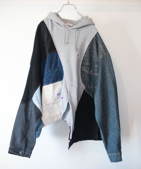 "日食" Solar eclipse pull-over, Rebuild by vintages