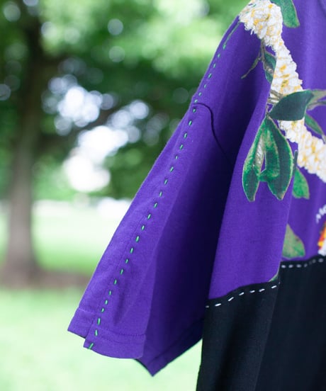 "花遊びのワンピース" flower play dress, rebuild by vintages